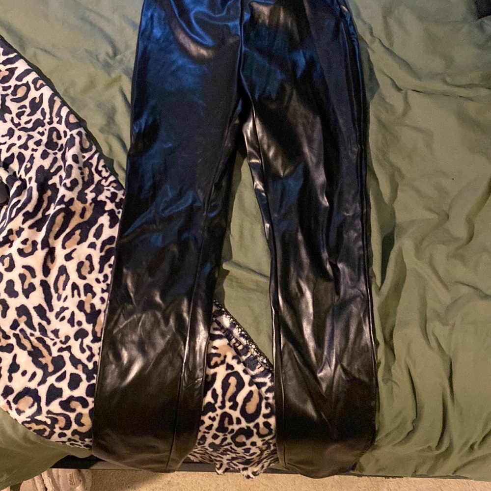 Black Leather Pants